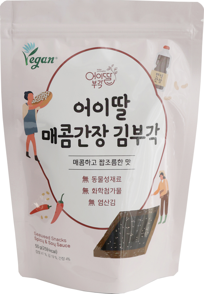 어이딸 매콤간장 김부각 (50g/160g)