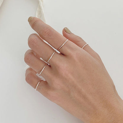 Sterling Silver Stacking Ring Set of 5