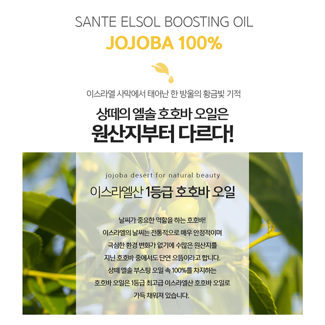 (공구) ELSOL Boosting Oil (Golden Organic Jojoba Oil) (50ml)