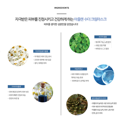 (공구) Soother Cream Mask (150g) + 건티슈(15매) + 전용 붓