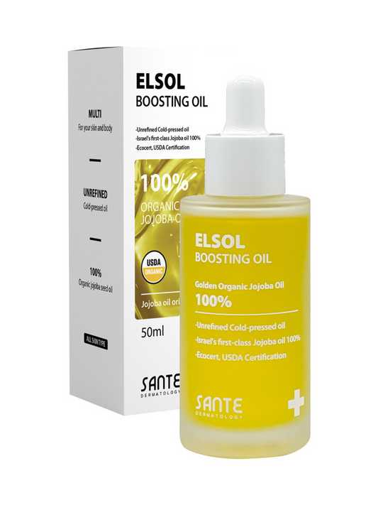 ELSOL Boosting Oil (Golden Organic Jojoba Oil) (50ml)